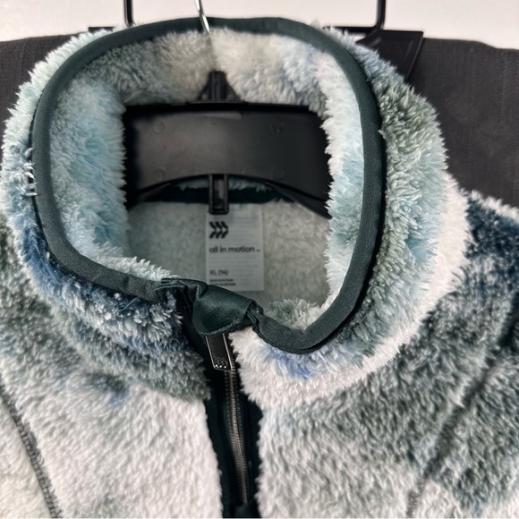 All in Motion Kids Fleece Jacket - Blue and Gray - Picture 4 of 6